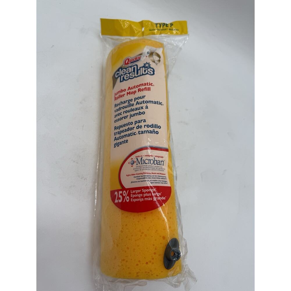 Quickie Clean Results Jumbo Roller Mop Refill 0553CR Type P Quick New